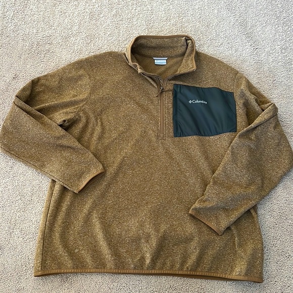 Men’s Columbia Quarter Zip Jacket - new condition - Picture 1 of 2